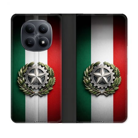 Housse Cuir Portefeuille Pour Xiaomi Redmi Note 15 5G Voyage Drapeau Italie