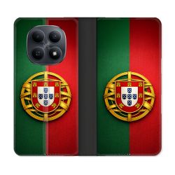 Housse Cuir Portefeuille Pour Xiaomi Redmi Note 15 5G Voyage Drapeau Portugal