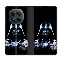 Housse Cuir Portefeuille Pour Xiaomi Redmi Note 15 Pro 4G Star Wars - Dark Vador Noir