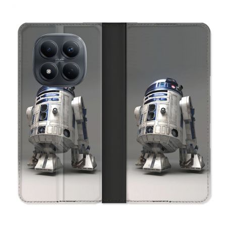 Housse Cuir Portefeuille Pour Xiaomi Redmi Note 15 Pro 4G Star Wars - R2D2