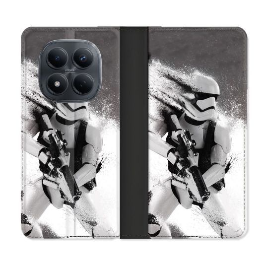 Housse Cuir Portefeuille Pour Xiaomi Redmi Note 15 Pro 4G Star Wars - Trooper