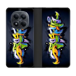 Housse Cuir Portefeuille Pour Xiaomi Redmi Note 15 Pro 4G Street Art Graffiti