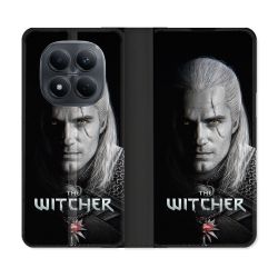 Housse Cuir Portefeuille Pour Xiaomi Redmi Note 15 Pro 4G The Witcher Noir