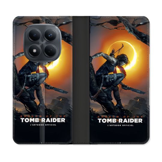 Housse Cuir Portefeuille Pour Xiaomi Redmi Note 15 Pro 4G Tomb Raider