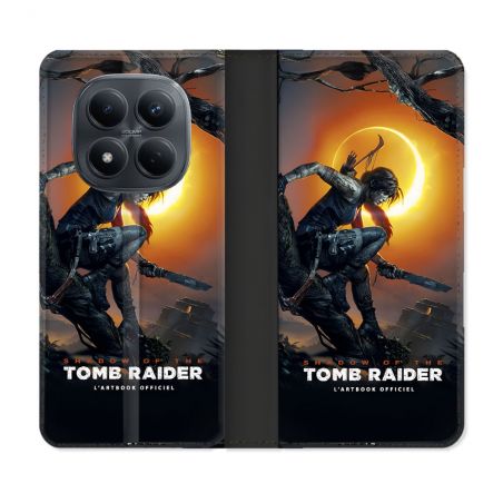 Housse Cuir Portefeuille Pour Xiaomi Redmi Note 15 Pro 4G Tomb Raider