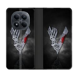 Housse Cuir Portefeuille Pour Xiaomi Redmi Note 15 Pro 4G Viking