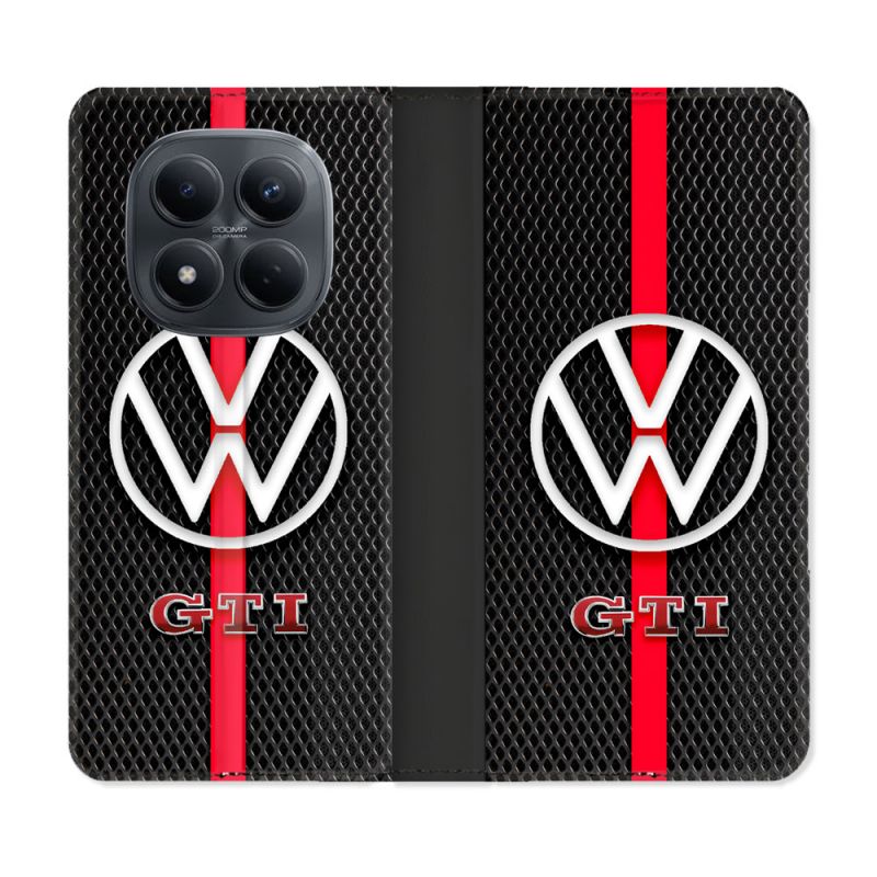 Housse Cuir Portefeuille Pour Xiaomi Redmi Note 15 Pro 4G Volkwagen Line