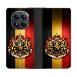 Housse Cuir Portefeuille Pour Xiaomi Redmi Note 15 Pro 4G Voyage Drapeau Belgique