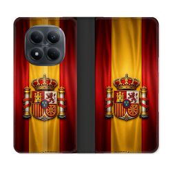 Housse Cuir Portefeuille Pour Xiaomi Redmi Note 15 Pro 4G Voyage Drapeau Espagne