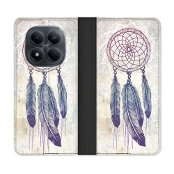 Housse Cuir Portefeuille Pour Xiaomi Redmi Note 15 Pro 4G Zen Attrape Reve Blanc