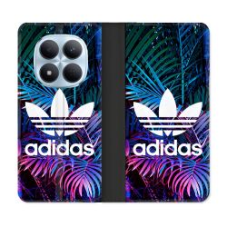 Housse Cuir Portefeuille Pour Xiaomi Redmi Note 15 Pro 5G Adidas Palmier
