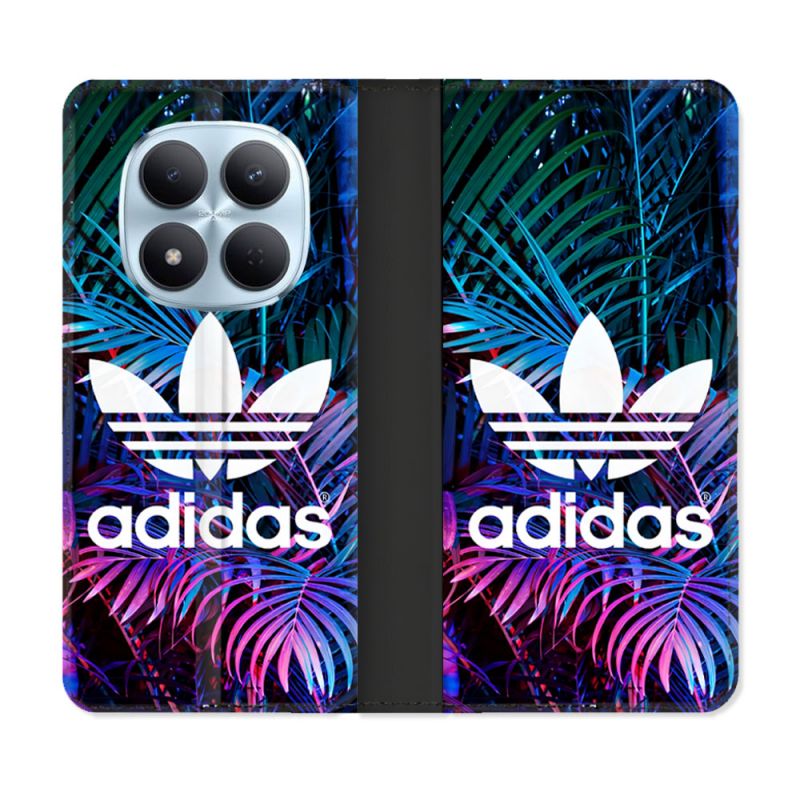 Housse Cuir Portefeuille Pour Xiaomi Redmi Note 15 Pro 5G Adidas Palmier
