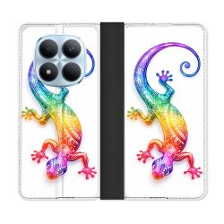 Housse Cuir Portefeuille Pour Xiaomi Redmi Note 15 Pro 5G Animal Salamandre Color 2026