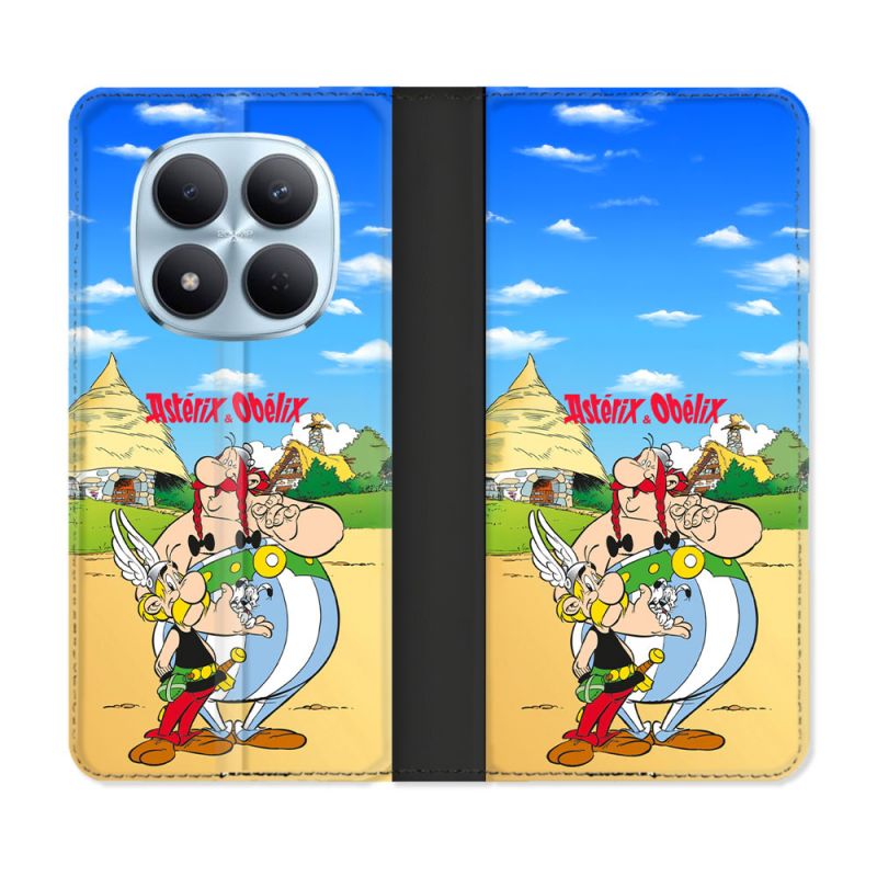 Housse Cuir Portefeuille Pour Xiaomi Redmi Note 15 Pro 5G Astérix Obélix Color