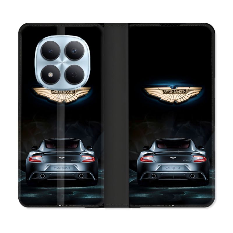 Housse Cuir Portefeuille Pour Xiaomi Redmi Note 15 Pro 5G Aston Martin