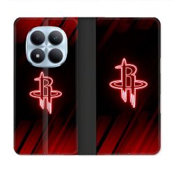 Housse Cuir Portefeuille Pour Xiaomi Redmi Note 15 Pro 5G Basket Houston Rockets