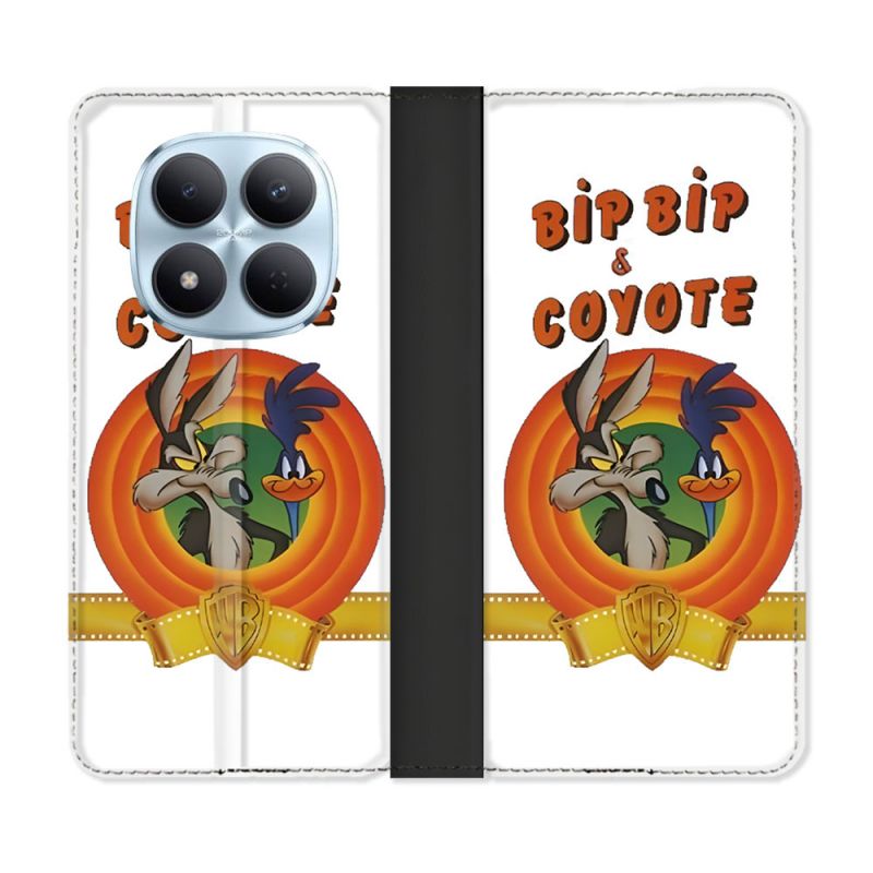 Housse Cuir Portefeuille Pour Xiaomi Redmi Note 15 Pro 5G Bip Bip Coyote