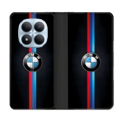 Housse Cuir Portefeuille Pour Xiaomi Redmi Note 15 Pro 5G BMW Logo