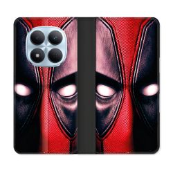 Housse Cuir Portefeuille Pour Xiaomi Redmi Note 15 Pro 5G Deadpool Yeux