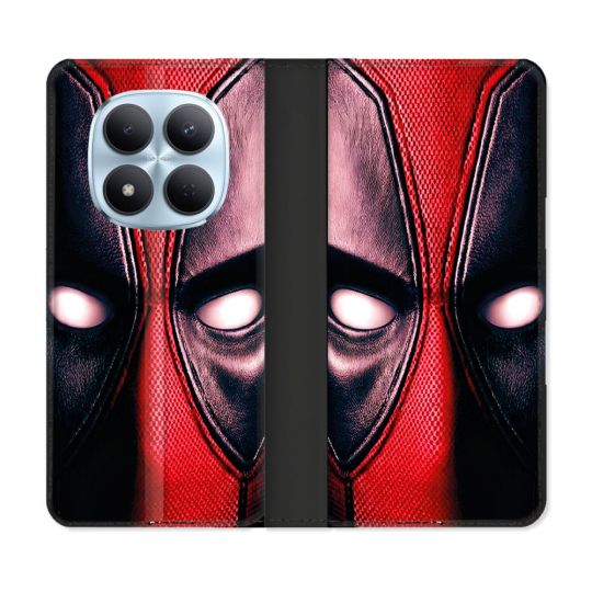 Housse Cuir Portefeuille Pour Xiaomi Redmi Note 15 Pro 5G Deadpool Yeux