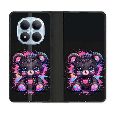 Housse Cuir Portefeuille Pour Xiaomi Redmi Note 15 Pro 5G Fantastique Kawaii Mignon