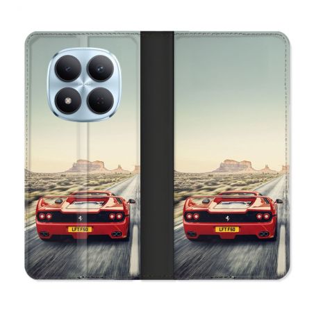 Housse Cuir Portefeuille Pour Xiaomi Redmi Note 15 Pro 5G Ferrari F50