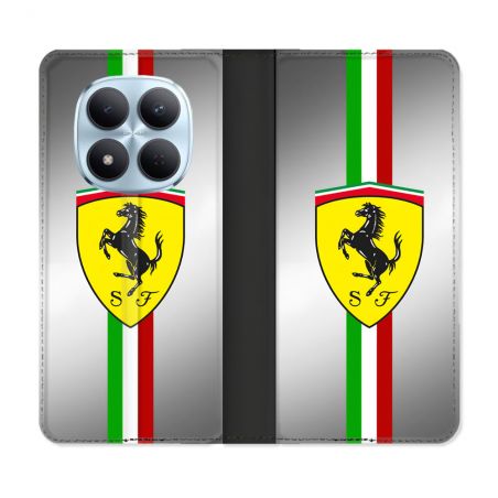 Housse Cuir Portefeuille Pour Xiaomi Redmi Note 15 Pro 5G Ferrari Ligne