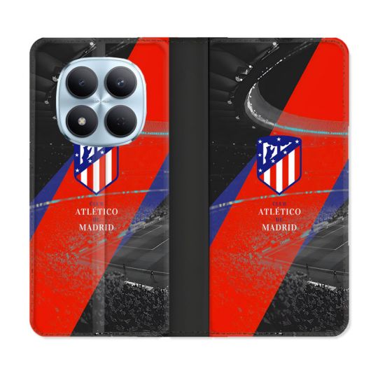 Housse Cuir Portefeuille Pour Xiaomi Redmi Note 15 Pro 5G Foot Athletico Madrid