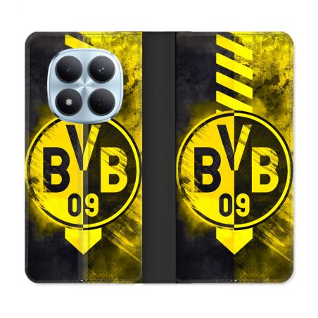Housse Cuir Portefeuille Pour Xiaomi Redmi Note 15 Pro 5G Foot Dortmund