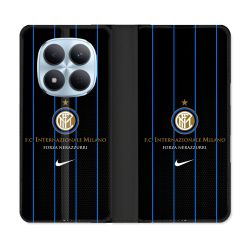 Housse Cuir Portefeuille Pour Xiaomi Redmi Note 15 Pro 5G Foot Inter Milan