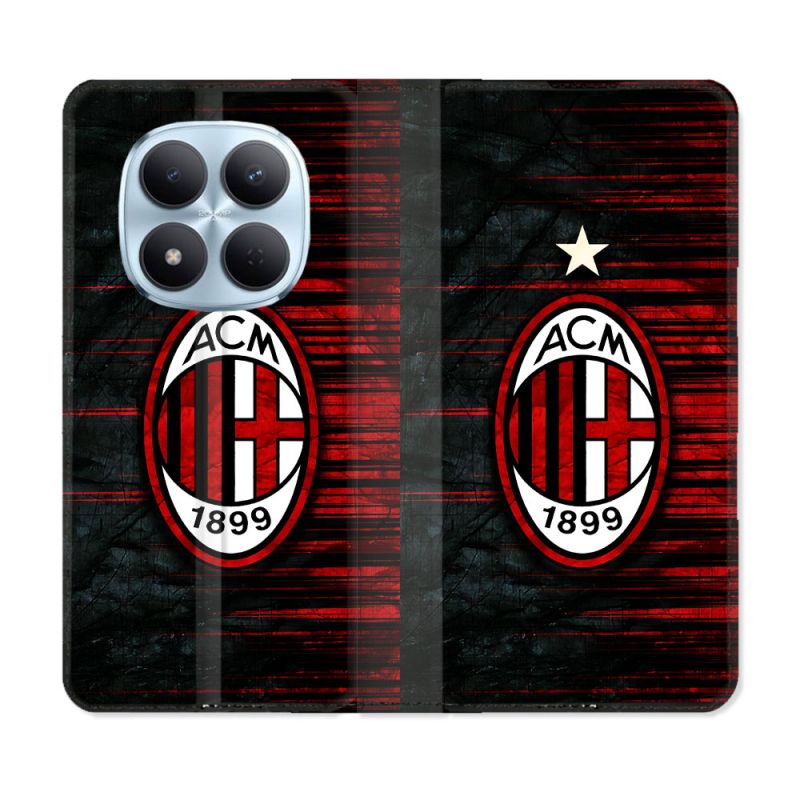 Housse Cuir Portefeuille Pour Xiaomi Redmi Note 15 Pro 5G Foot Milan AC