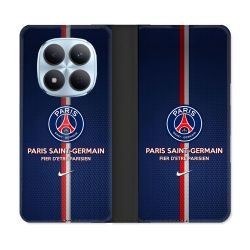 Housse Cuir Portefeuille Pour Xiaomi Redmi Note 15 Pro 5G Foot PSG Fier