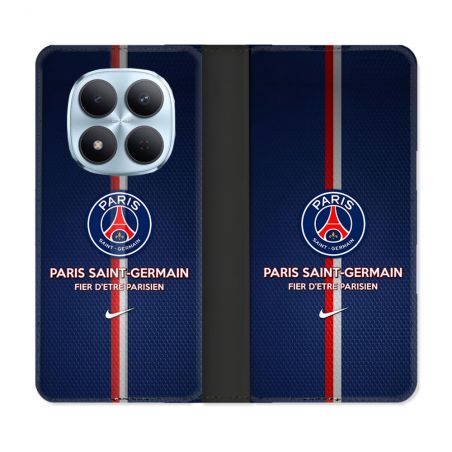 Housse Cuir Portefeuille Pour Xiaomi Redmi Note 15 Pro 5G Foot PSG Fier