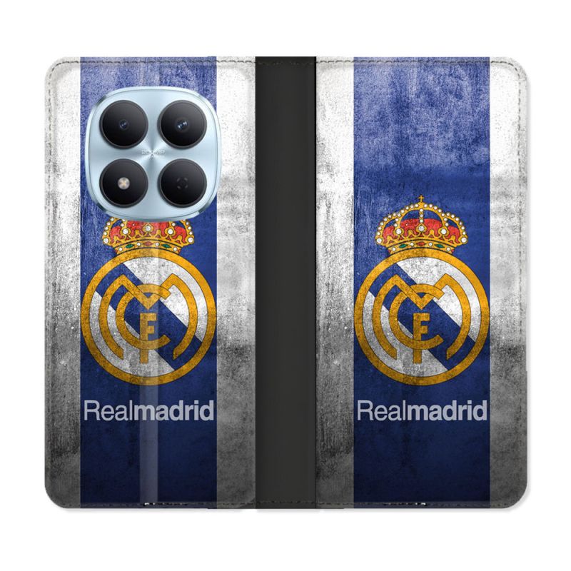Housse Cuir Portefeuille Pour Xiaomi Redmi Note 15 Pro 5G Foot Real Madrid