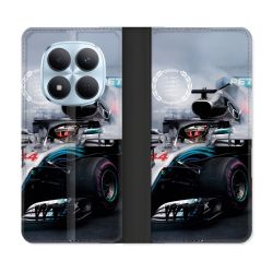 Housse Cuir Portefeuille Pour Xiaomi Redmi Note 15 Pro 5G Formule 1 F1 Mercedes Petronas