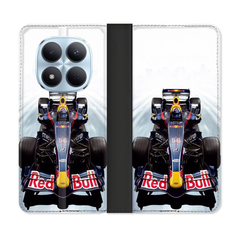 Housse Cuir Portefeuille Pour Xiaomi Redmi Note 15 Pro 5G Formule 1 F1 Red Bull