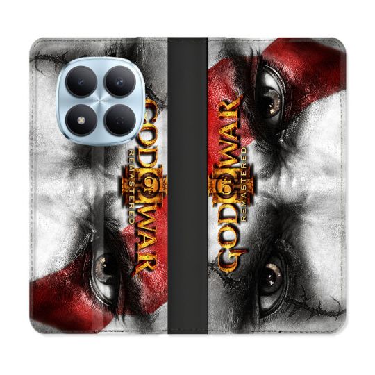 Housse Cuir Portefeuille Pour Xiaomi Redmi Note 15 Pro 5G God Of War GOW