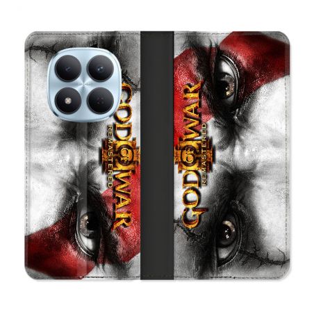 Housse Cuir Portefeuille Pour Xiaomi Redmi Note 15 Pro 5G God Of War GOW
