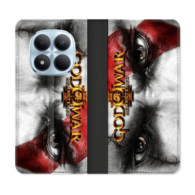 Housse Cuir Portefeuille Pour Xiaomi Redmi Note 15 Pro 5G God Of War GOW