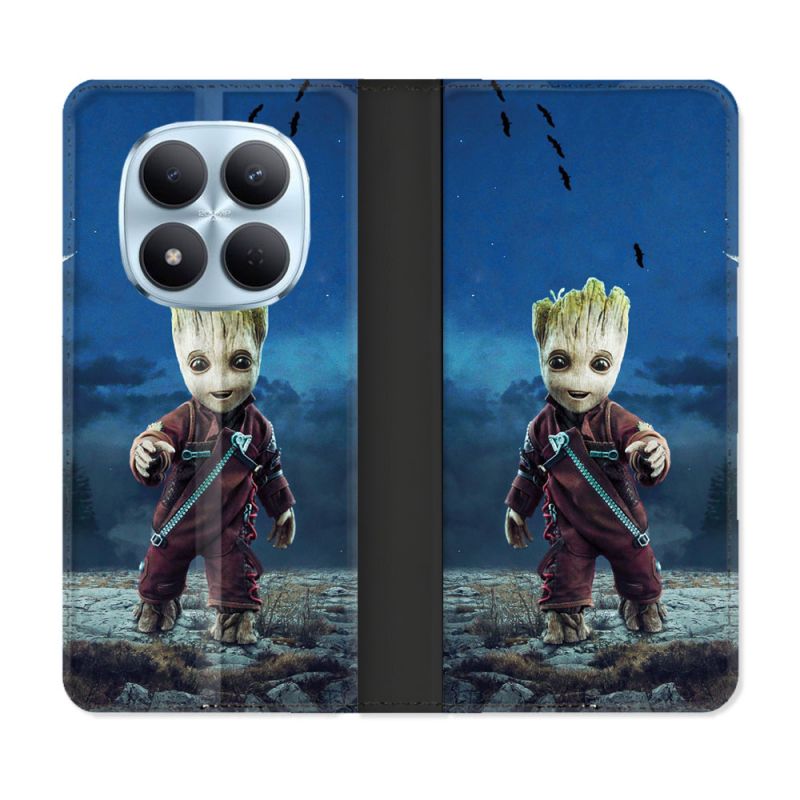 Housse Cuir Portefeuille Pour Xiaomi Redmi Note 15 Pro 5G Groot Bleu