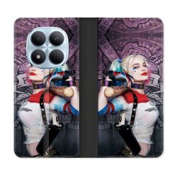 Housse Cuir Portefeuille Pour Xiaomi Redmi Note 15 Pro 5G Harley Quinn Batte