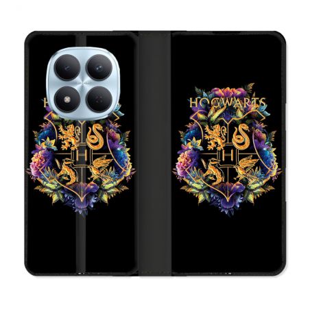 Housse Cuir Portefeuille Pour Xiaomi Redmi Note 15 Pro 5G Harry Potter Hogwarts