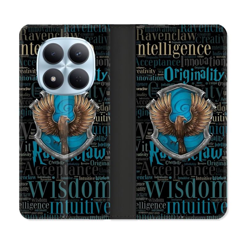 Housse Cuir Portefeuille Pour Xiaomi Redmi Note 15 Pro 5G Harry Potter Serdaigle