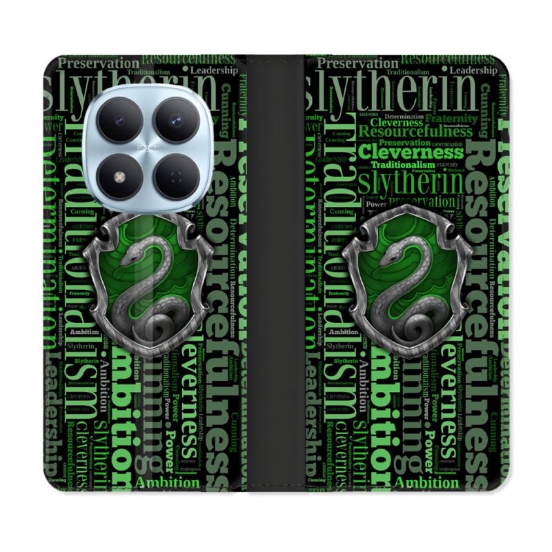 Housse Cuir Portefeuille Pour Xiaomi Redmi Note 15 Pro 5G Harry Potter Serpentar