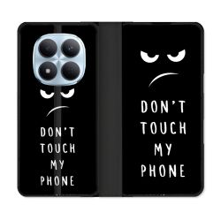 Housse Cuir Portefeuille Pour Xiaomi Redmi Note 15 Pro 5G Humour Don't Touch