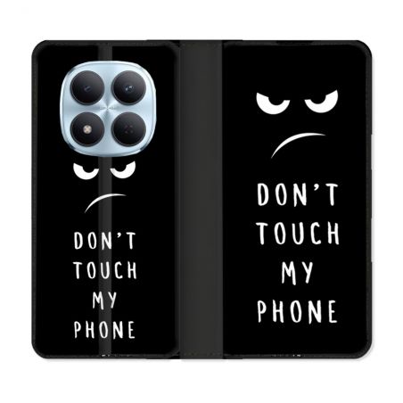 Housse Cuir Portefeuille Pour Xiaomi Redmi Note 15 Pro 5G Humour Don't Touch