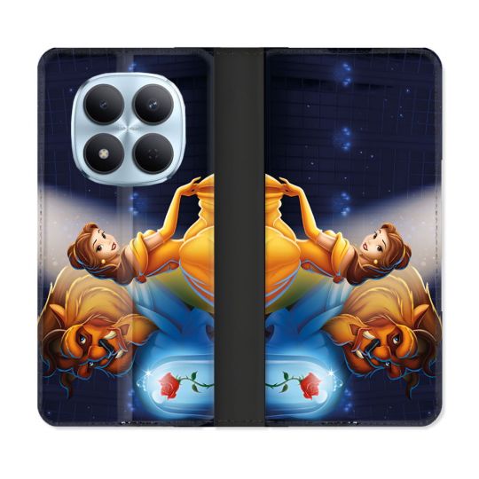 Housse Cuir Portefeuille Pour Xiaomi Redmi Note 15 Pro 5G La Belle et La Bête