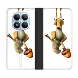 Housse Cuir Portefeuille Pour Xiaomi Redmi Note 15 Pro 5G L'âge de Glace Scratch Suspendu