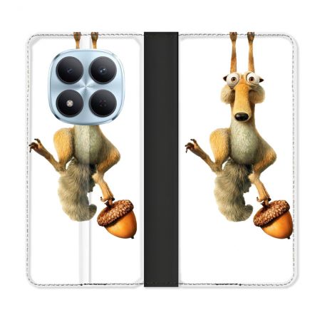 Housse Cuir Portefeuille Pour Xiaomi Redmi Note 15 Pro 5G L'âge de Glace Scratch Suspendu