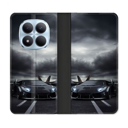 Housse Cuir Portefeuille Pour Xiaomi Redmi Note 15 Pro 5G Lamborghini Avion